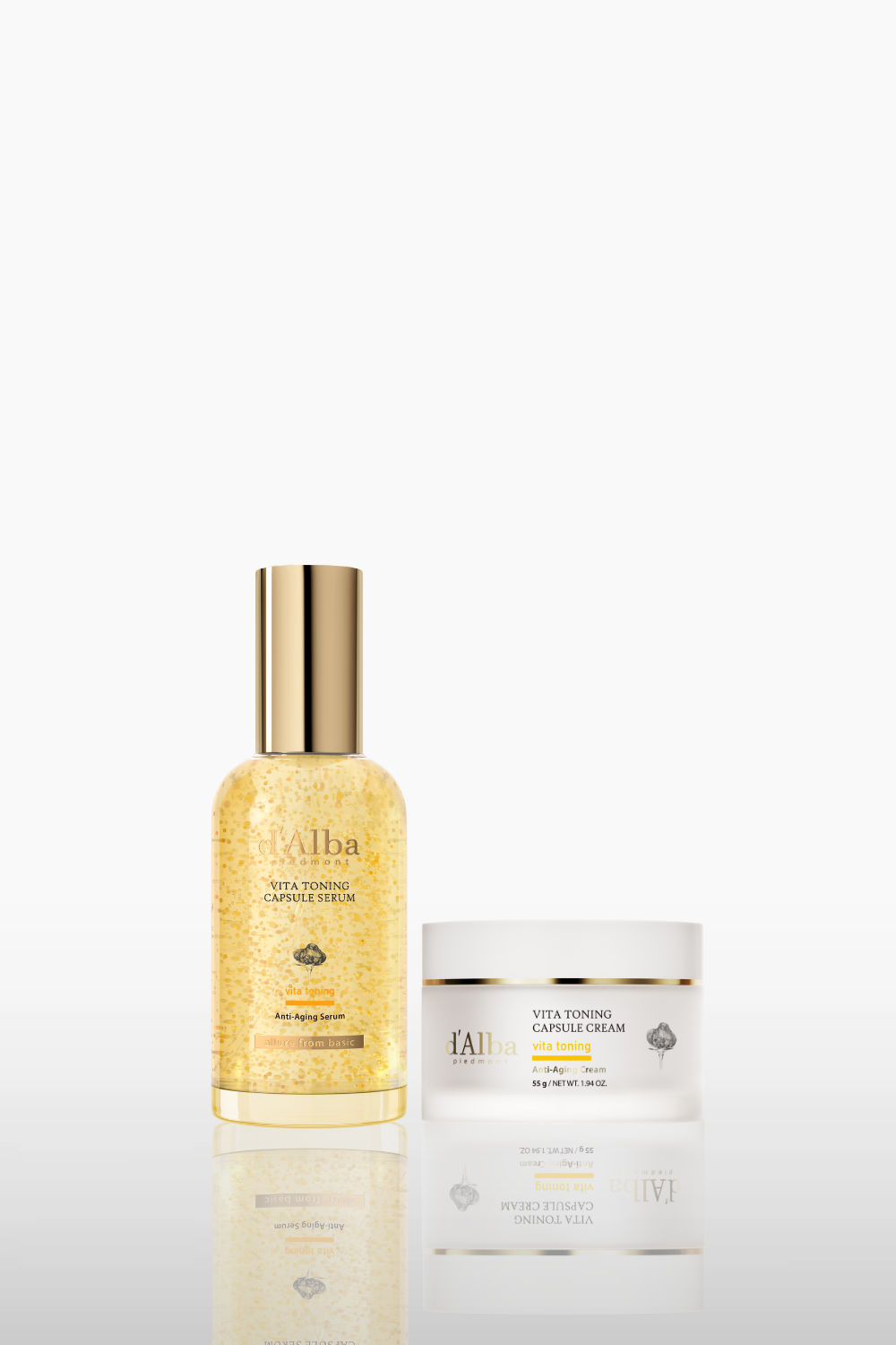 d'Alba Vita Toning Capsule Serum & Vita Toning Capsule Cream