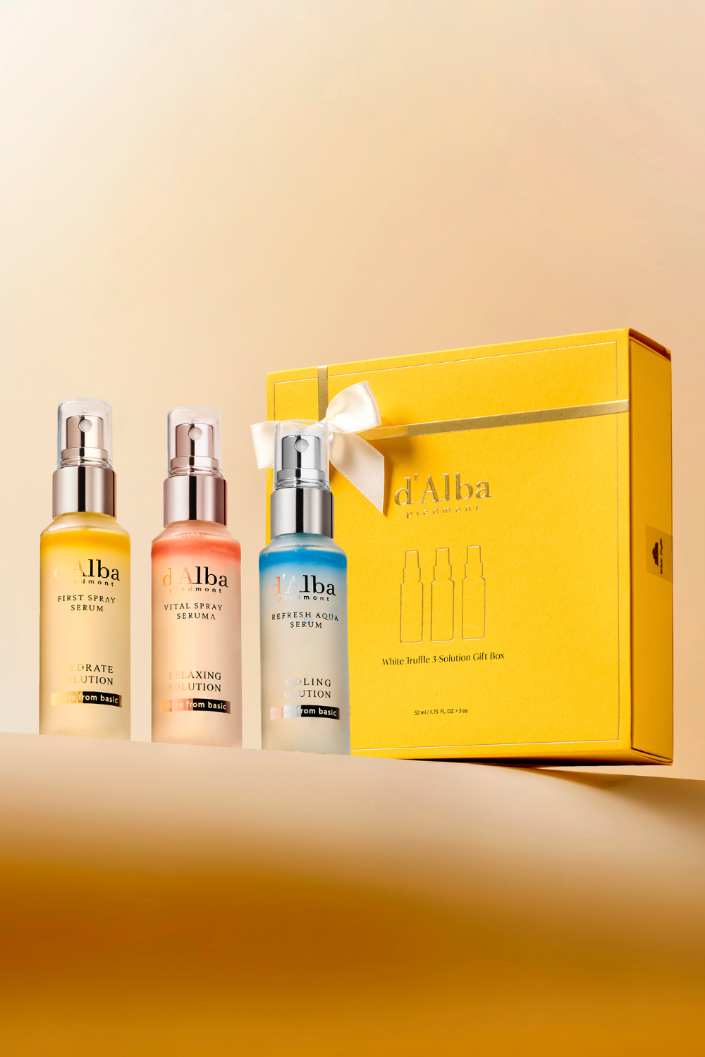 d'Alba White Truffle Spray Serum 3 Solutions Gift Set (1.7 fl oz x 3ea