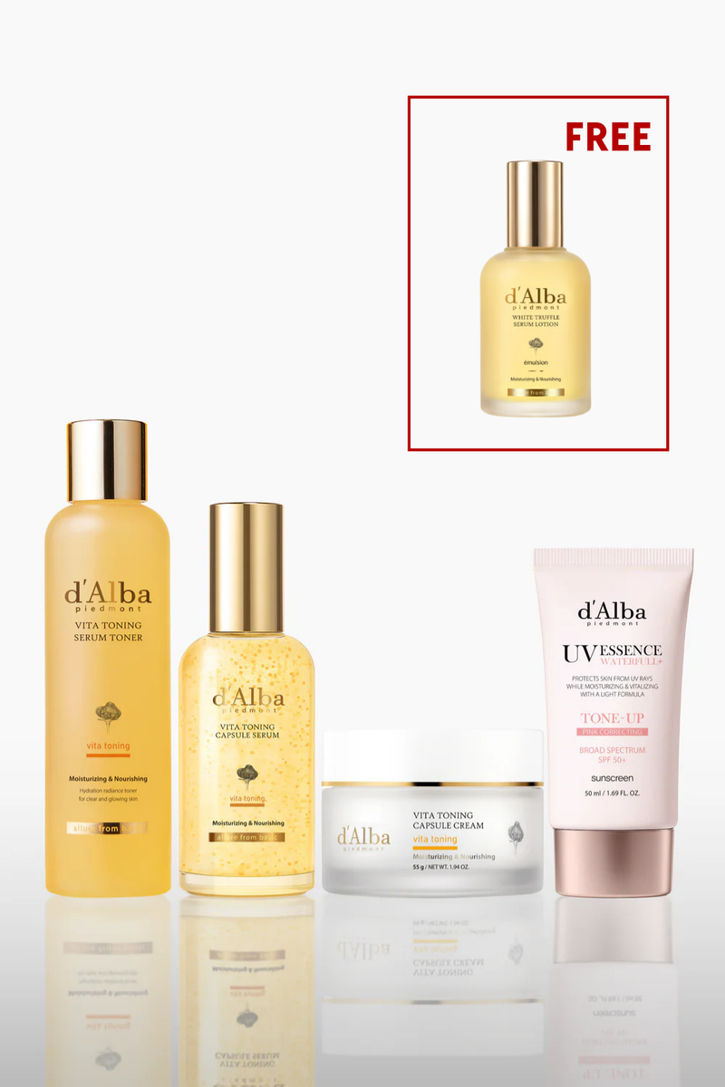 d'Alba スキンケアセット 59.99 after Coupon & Free Gift] Dark Spot & Pigmentation Care Progra