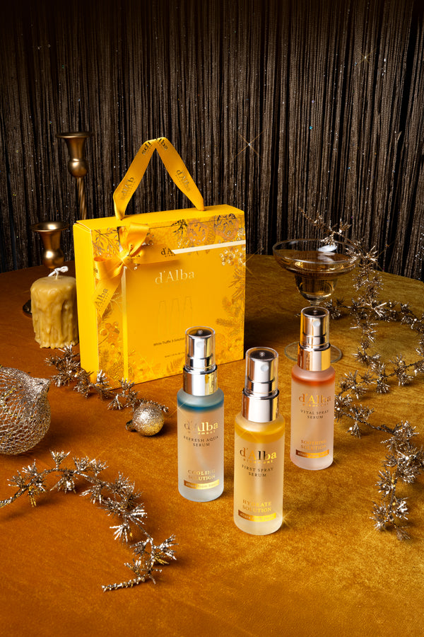 Limited] d'Alba White Truffle Spray Serum 3 Solutions Gift Set (1.7 f