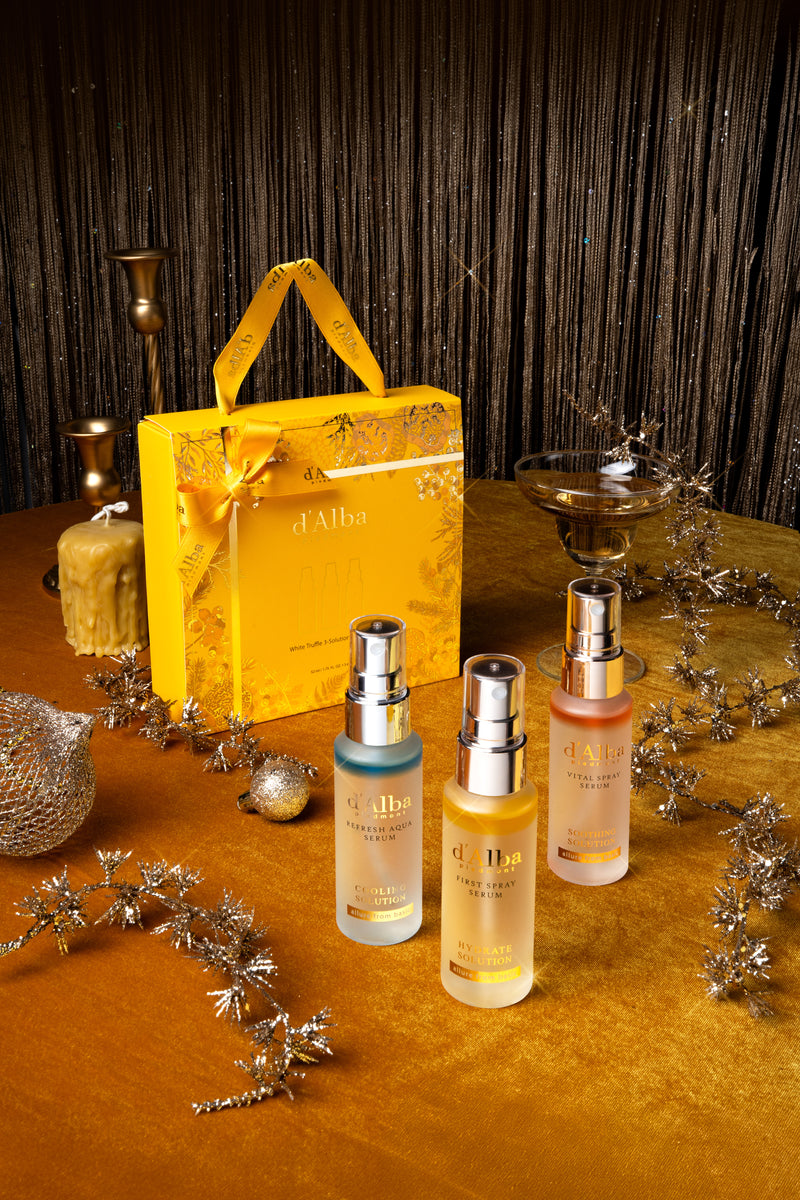 スキンケアセット　d'alba anua WELEDA Limited] d'Alba White Truffle Spray Serum 3 Solutions Gift Set (1.7 f