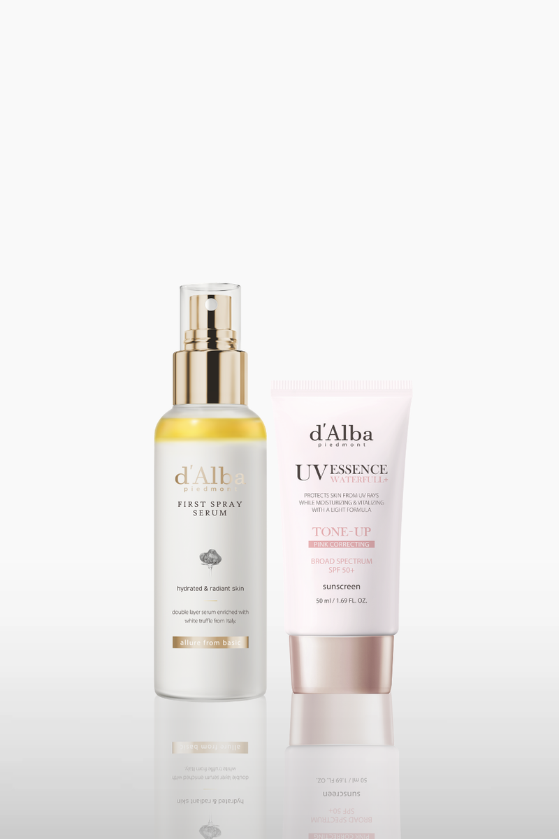 d'Alba White Truffle First Spray Serum & Waterfull Tone-Up Sunscreen