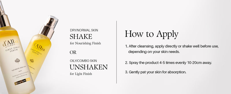 d'Alba White Truffle Spray Serum 3 Solutions Gift Set (1.7 fl oz x 3ea)