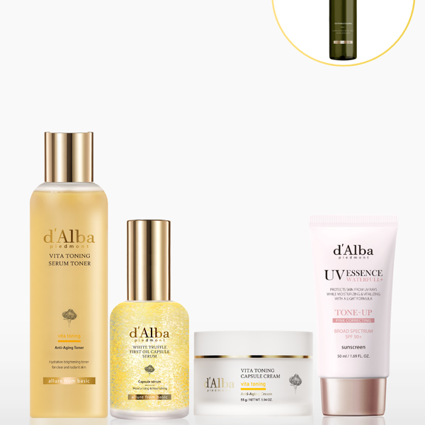 d'Alba VITA TONING 3点セット Free Gift] Dark Spot & Pigmentation Care Program