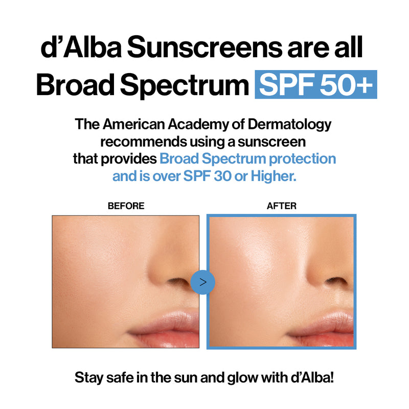 d'Alba Waterfull Essence Sunscreen SPF50+