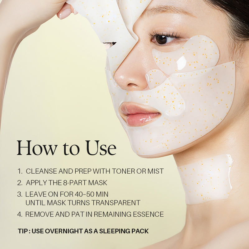 d'Alba Signature Vita Capsule Hydrogel Mask 8-Shape 1BOX (4 Sheets)
