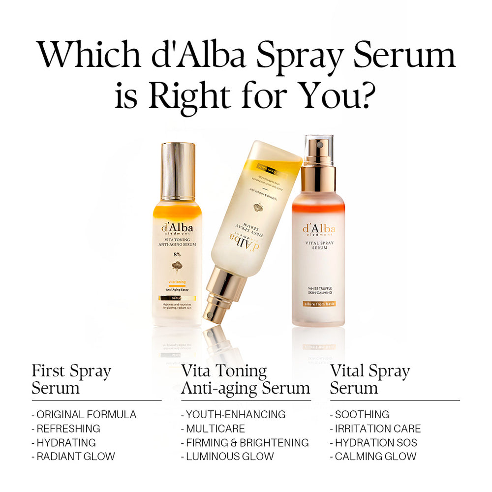 d'Alba VITA TONING セット d'Alba Vita Toning Anti-Aging Spray Serum 8% 70ml