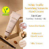 Explanation of d'Alba White Truffle Nourishing Serum in Hand Cream