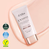 Shape and formulation of d'Alba Waterfull Tone-up Sunscreen