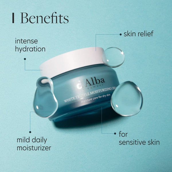 Benefits of d'Alba Ampoule Balm White Truffle Eco Moisturizing Cream