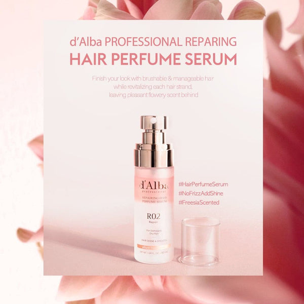 Introduction of d'Alba Professional Reparing Hair Perfume Serum